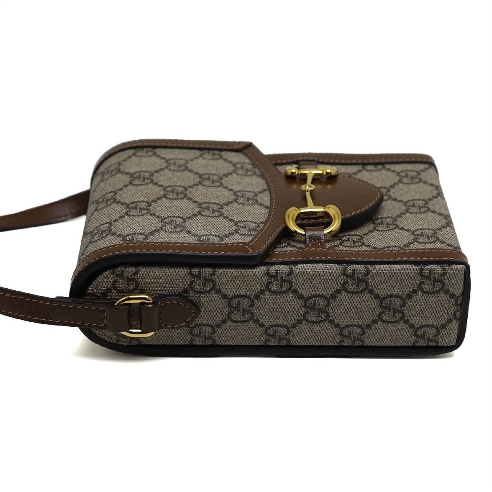 Gucci GG Supreme Horsebit Shoulder Bag Crossbody - Picture 6 of 10